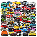 50Pcs Sports Racing Graffiti Decorative Stickers Label for Suitcase Laptop Bike Guitar Scrapbook Skateboard Waterproof Sticker