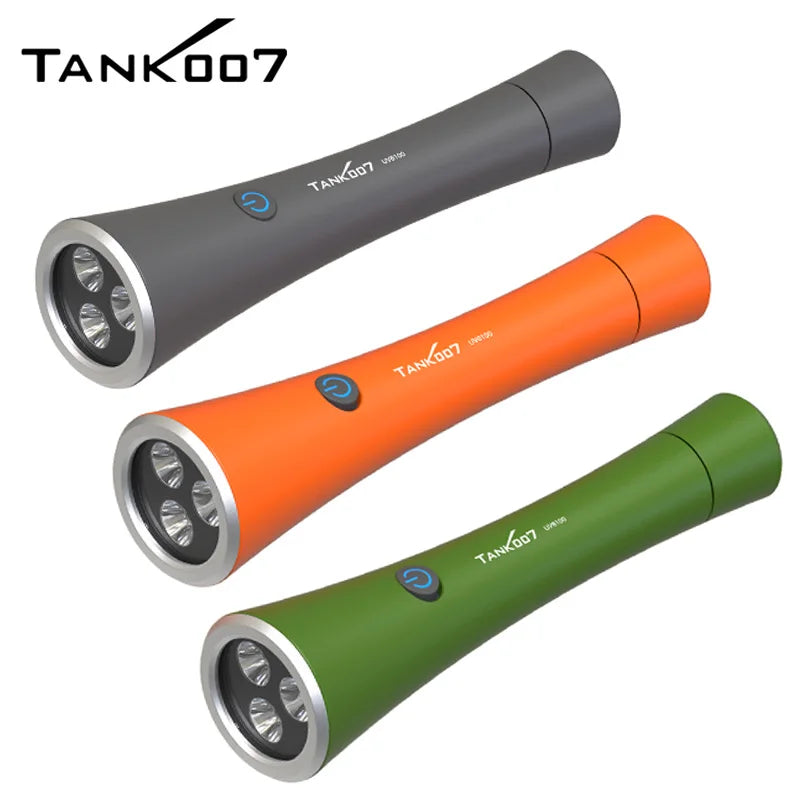 Tank007 365nm Uv Flashlight Pest Control LED Uv Flash Light Fluorescent Refrigerant Leak Detection Blacklight Torch Linternas