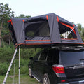 4-Person 4x4 Aluminum Tent Hard Shell Roof Top Pop-Up Square Outdoor Camping Awning Composed Cotton Polyester for Truck SUVs