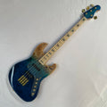 OEM Electric Bass Guitar Maple Fingerboard Gold Hardware 4 Strings Rare Maple Back/Side Professional Jazz Musician
