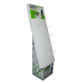 Customized Display Unit Pegboard Counter Top Display Hanging Hooks Cardboard Counter Display Boxes