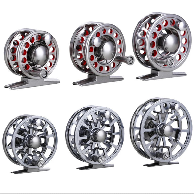 2024 New 40 50 60 70 80 90 Full Metal Fishing Reel Aluminium Alloy Fly Fishing Reels