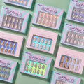 Luxury Reusable Fake False Nails Artificial Nail Manufacturers Wholesale Short Soft Gel Custom 3D Designer Press On Nails Bulk