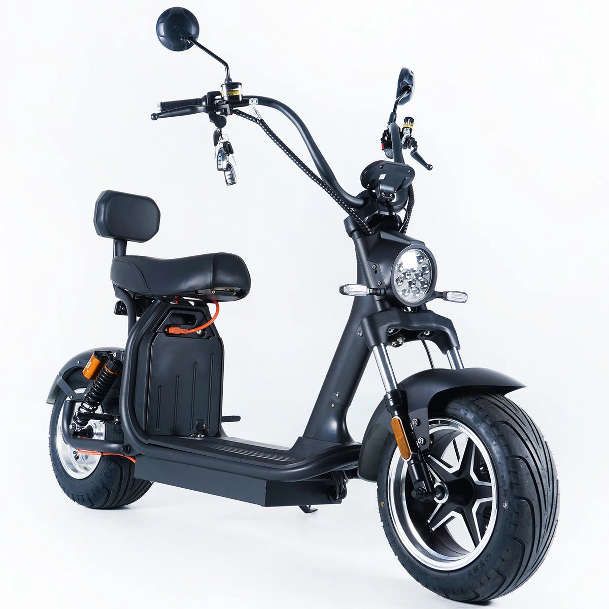 2000W 60V 20Ah Double Lithium Battery Two Batteries Inside in Citycoco Chopper Electric Scooters Citycoco MegaBDM