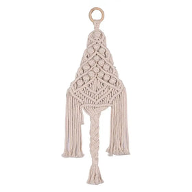 Christmas Bedroom Home Tree Decoration Handmade Knitted Tapestry Macrame Wall Hanging Boho