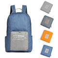Custom Portable Foldable Backpack Grey Pocket Durable Polyester Outdoor Travel Lightweight Foldable Backpack Folding Bag