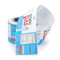 Custom Logo Sticker Printed Roll Packaging Waterproof Synthetic Paper Adhesive Vinyl PVC Round Circle Brand Logo Sticker