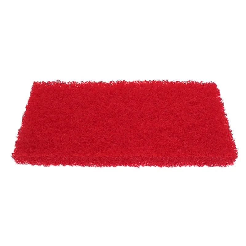 25*12*2.5CM Red Rectangular Multi-Purpose Nylon Scouring Pads for Cleaning Bathrooms Kitchens Make Surfaces Cleaning Shiny