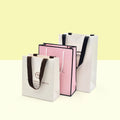 Recyclable Brown Paper Bag for Shipping and Packaging with Handles and Custom Logo for Environmental Protection