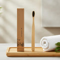 Bamboo Biodegradable Packaging Bpa Free Wooden  Super Soft Nano Bamboo Toothbrush for Adults  Kids