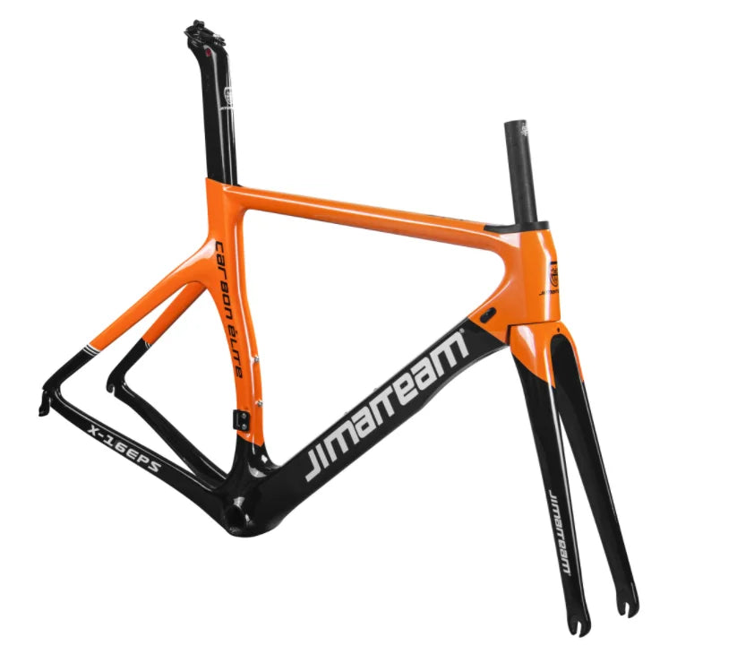 New Arrival JIMAITEAM All Carbon LADDER FRAME Set for BMX Mountain Bike Road Brake Clamp 46-58cm China Factory Hot Sell Newest