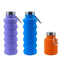 Wholesale Collapsible Silicone Sports Water Bottle Foldable Collapsible Bottle for Camping Travel