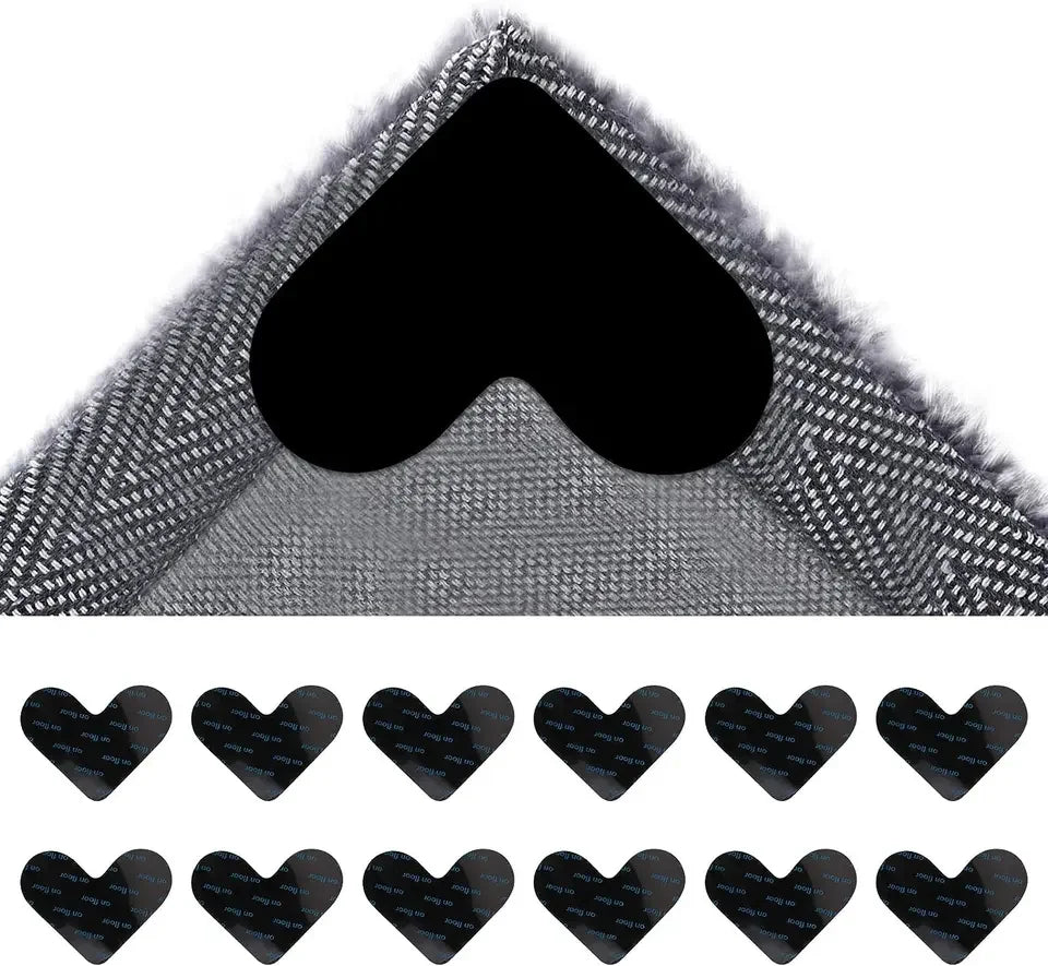 Double Sided Non-Slip Rug Pads Rug Tape Stickers Washable Area Rug Pad Carpet Tape Corner Side Gripper
