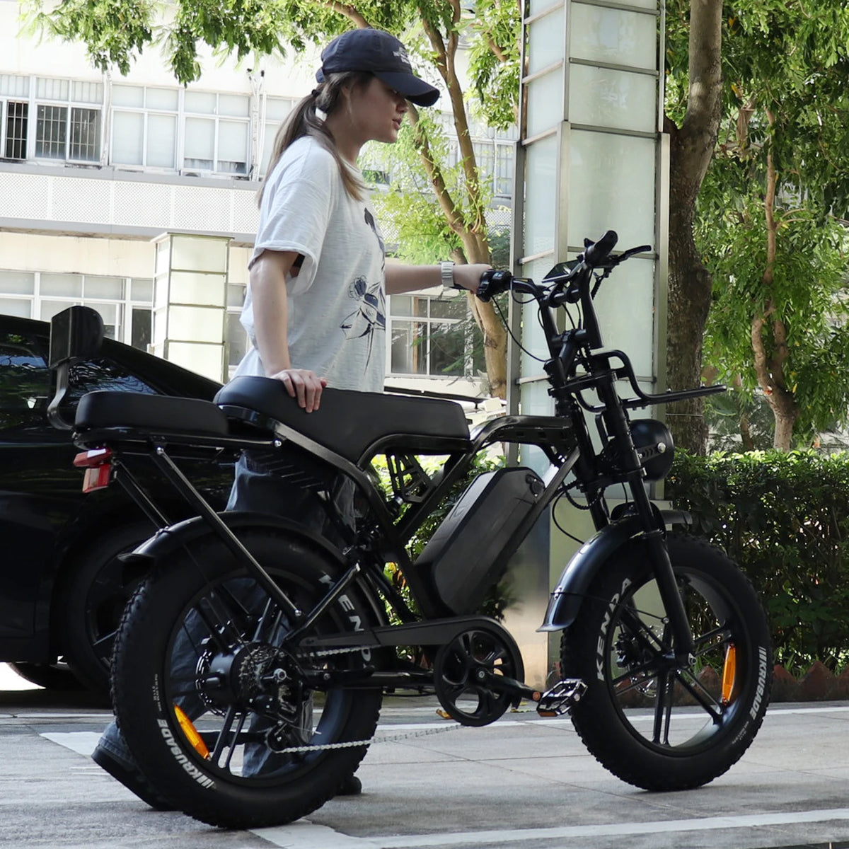 VOMO X80 Pro E Bike Fast 250W Adult Powerful Fat Tire Long Range X80PRO Electr Bike EU Stock Bicycle 48V Ebike Electric Bicycle