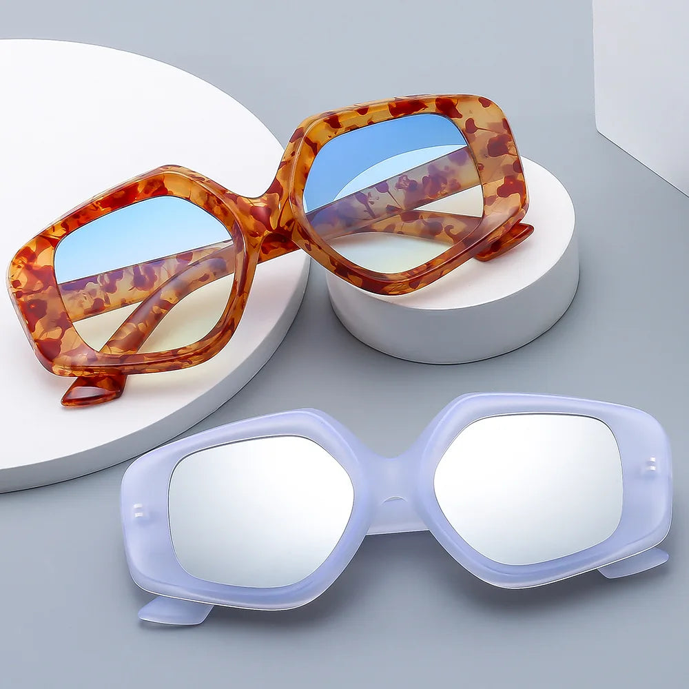 Plastic Frame Uv400 Eye Protection Woman Wholesale Designer Inspired Hippie High End Sunglasses Men 2023 Oversized Sunglasses
