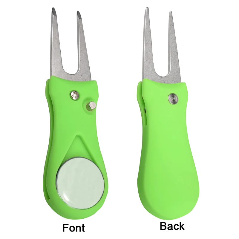 Multi-Function Golf Divot Repair Tool Removable Custom Ball Marker OEM Designed Soft Enamel Outdoor Factory Direct Accessories