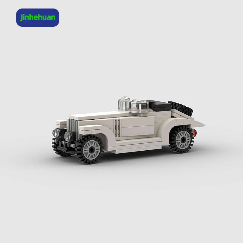 Wholesale Blocks Building White Classic Technical Vintage Car Building Blocks for Boys Toys Building Block Sets Car