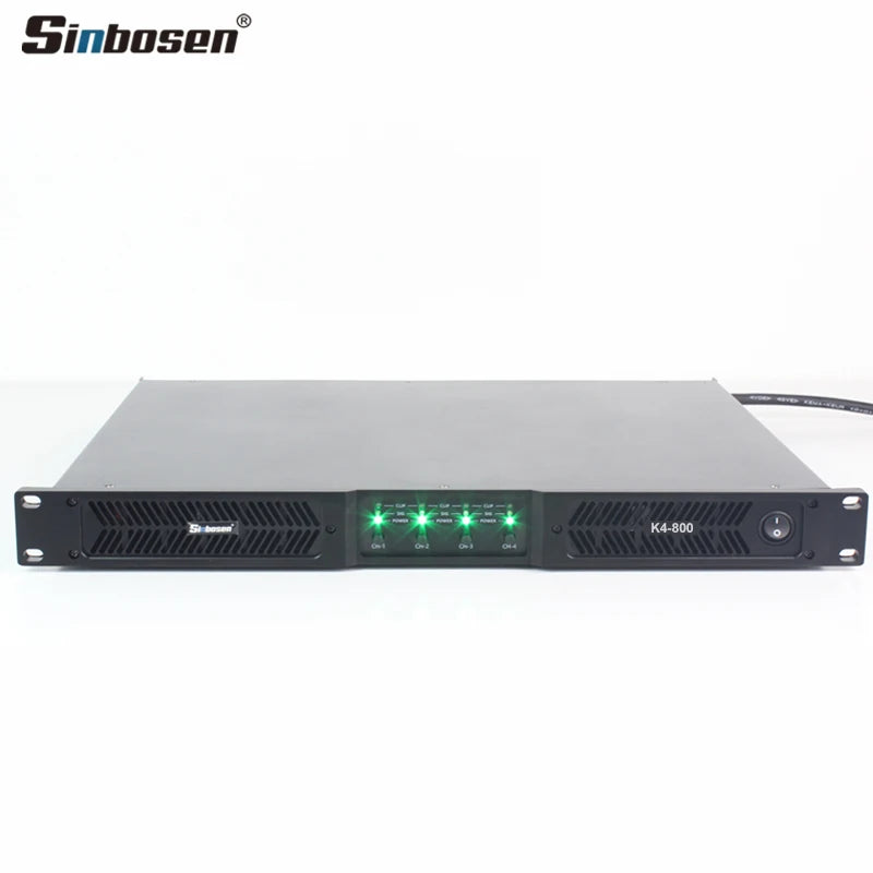 4 Channel Power Amplifier 1200 Watt 4 Ohms Linear Amplifier Hf Mf Professional Audio Sound for Concert
