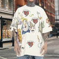 Custom Heavy Cotton Tshirt Design 3d Printed Shirts Screen Printing Oversized t Shirt