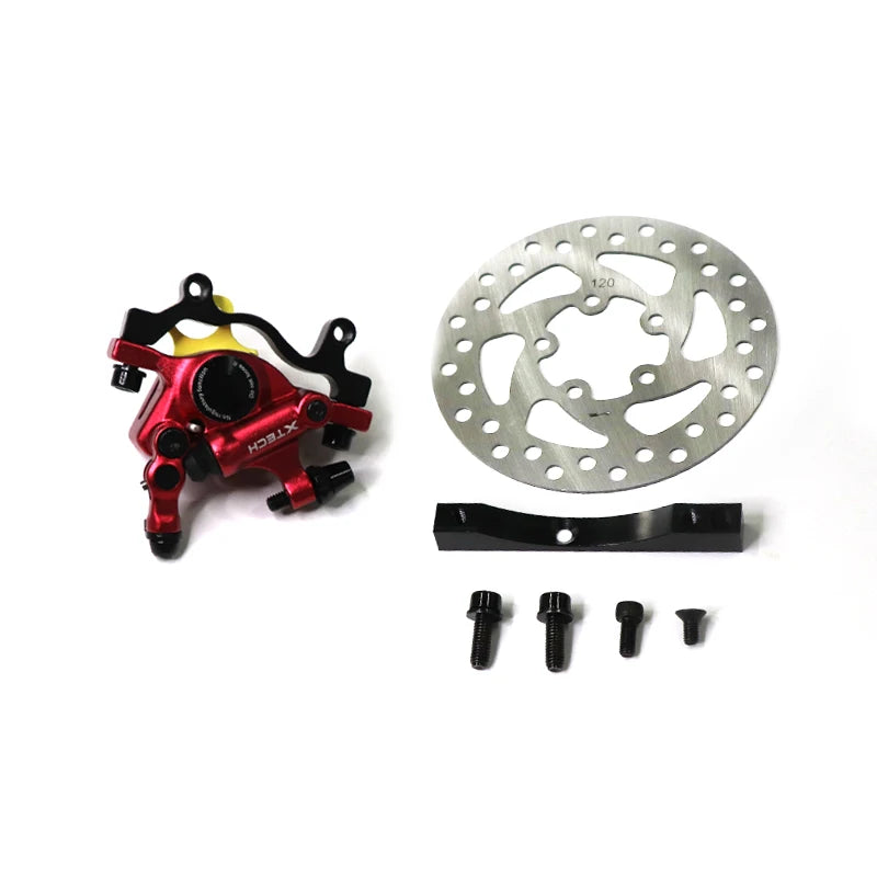 XTECH HB100 Line Pulling Hydraulic Disc Brake Caliper for Xiaomi M365 Pro 1S E Scooter Rear Wheel Aluminum Alloy Brake New Image