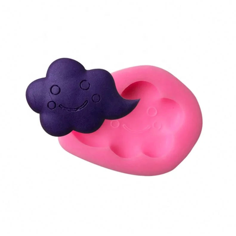 Hengya Silicone Chocolate Mould with Single Cloud Shape. Silicone Sugar Lace Mould 3D Fondant Mermaid Tail Silicone Mold