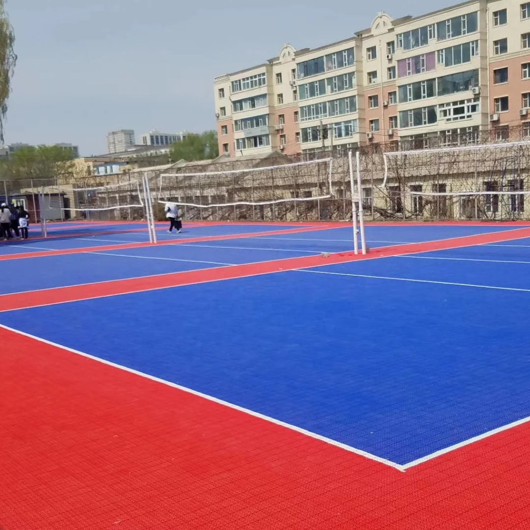 High Quality Modern Design PP Material Outdoor Volleyball Sport Court Flooring for Hotel Use