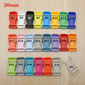 20mm Colored Plastic Side Release Buckle Uesd for Dog Leash
