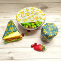 3 Packs Natural Reusable Food Storage Beeswax Wrap Cloth