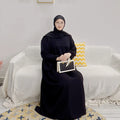 Loriya Wholesale Closed Abaya Women Clothing Islamic Dubai Pakistan Plus Size Black Abaya Women Muslim Dress