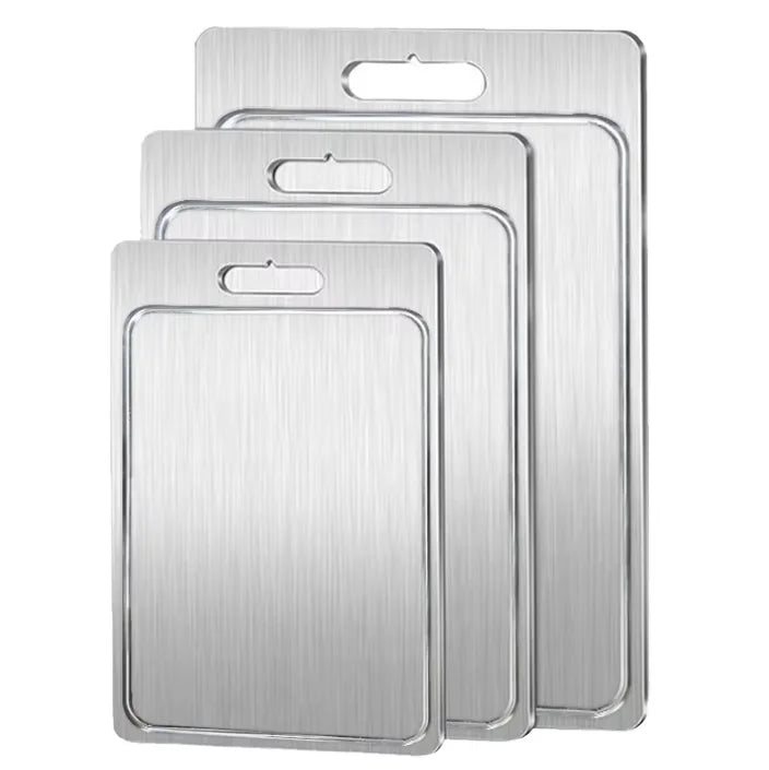 Titanium Cutting BoardTitanium Cutting Boards for Kitchen304 Cutting Board Stainless Steel(39*28cm)