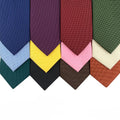 New Solid Color Oliver Green Pink Silk Ties Plain Neck Ties for Men Custom Color Neckties Mens With Logo