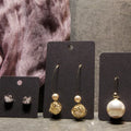 High Quality Necklace Earrings Jewelry Holder Paper Packaging Card Cardboard Holder Custom Jewelry Display Card