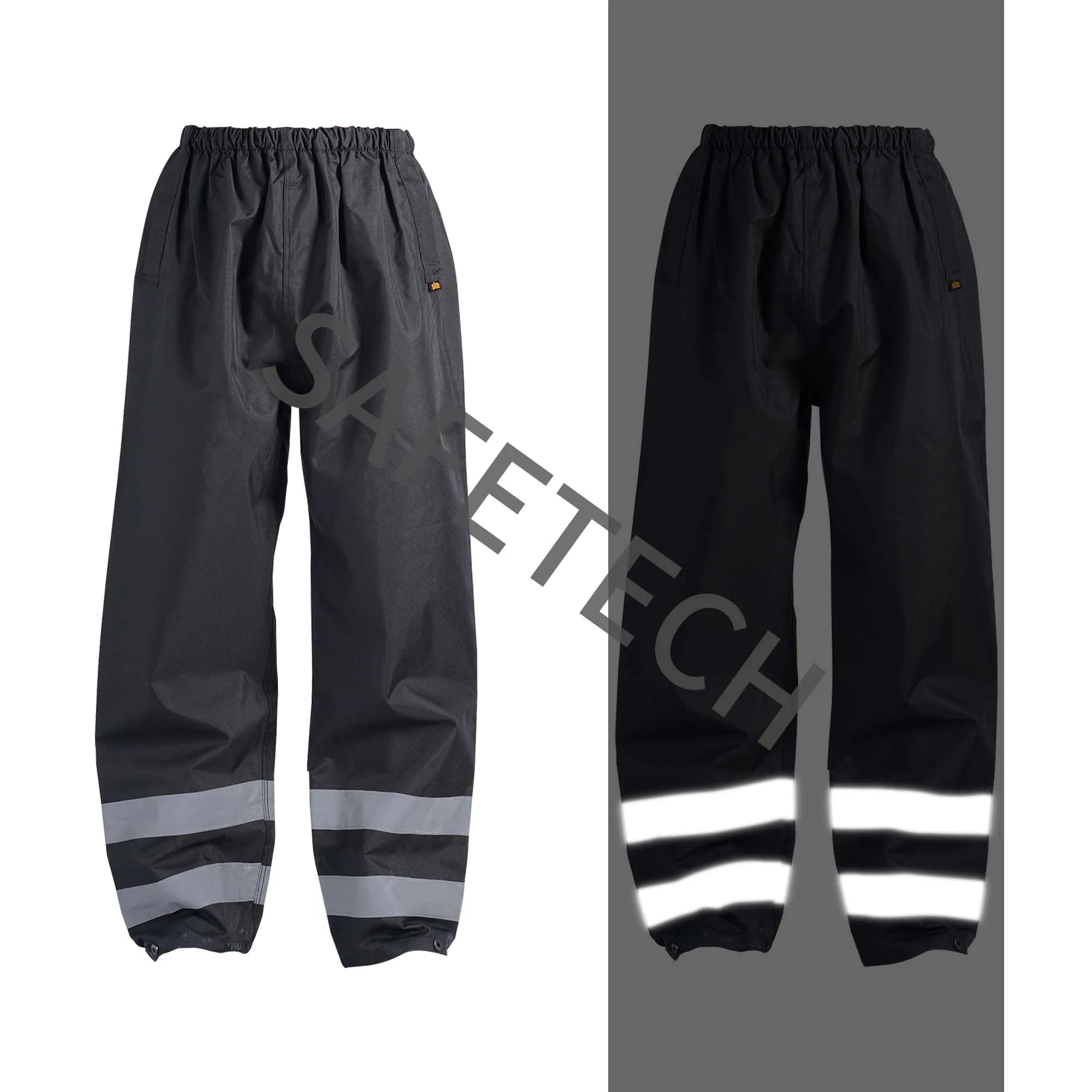 Rain Wear Trousers Hivis Cargo Work Pants Reflective Safety Construction Pants for Man