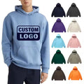 Factory Price Custom Design Logo Pattern Solid Color Blank Pullover Hoodies for Men
