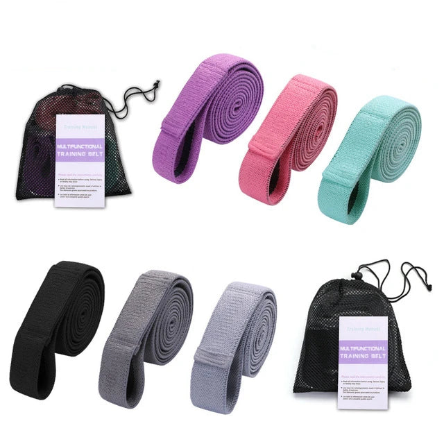 Men Women Colorful Head Band Moisture Wicking Athletic Long Sport Resistance Band
