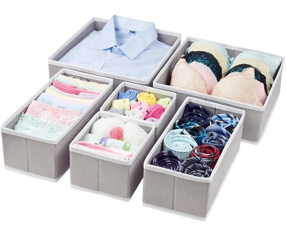 Foldable Fabric Dresser Home Drawer Closet  Clothing Underwear Storage Organizer Box Bin Case Caja De Almacenaje