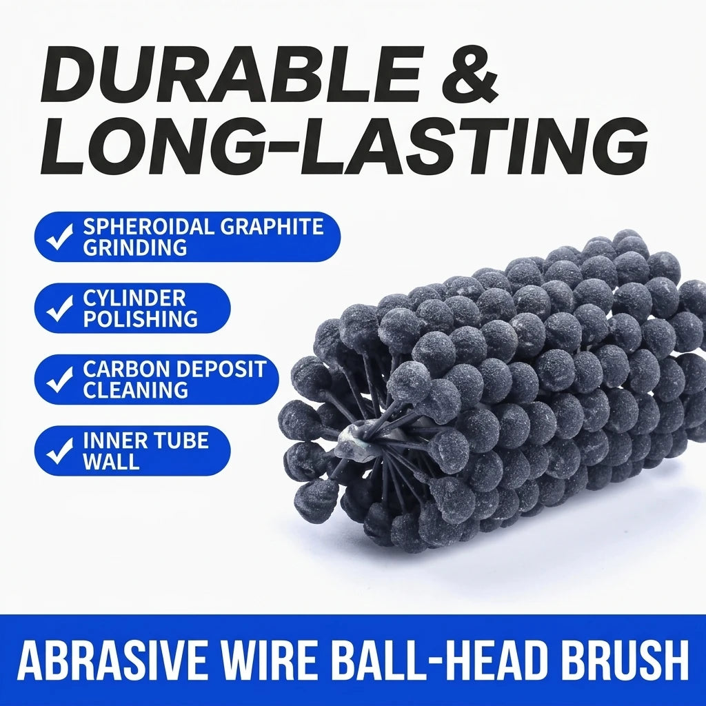 240Grit Ball Hone Cylinder Brushes Industrial Flexible Bore Gauge Honing Tool for Engine Camshaft Motorcycle/Car Grinding OEM