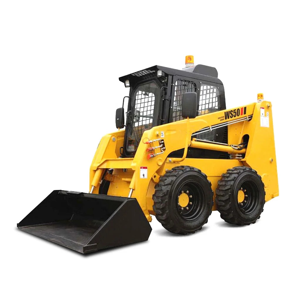 FREE SHIPPING Hydraulic Electric China diesel Mini Skid Steer Wheel Loader Price Used Loaders