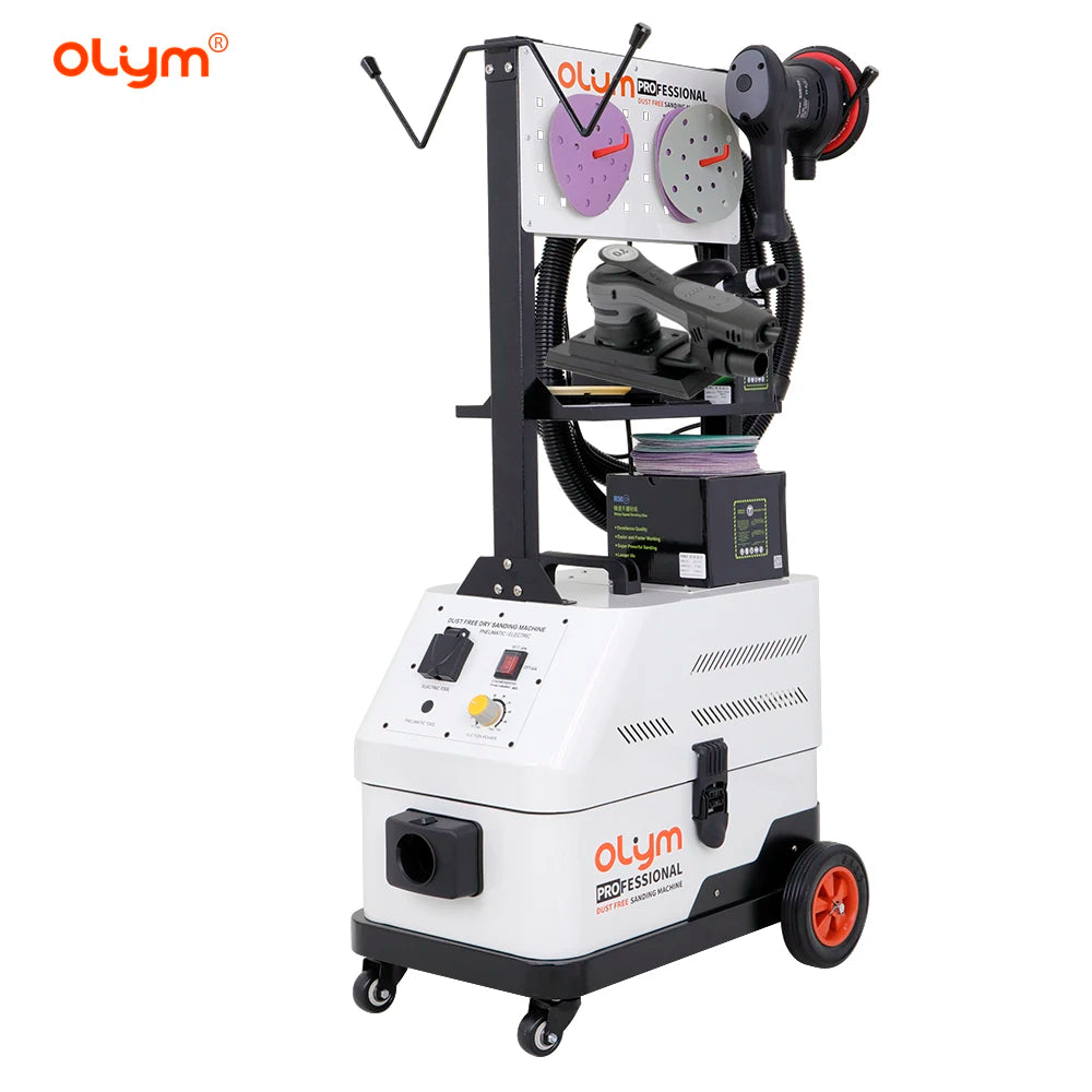 OLYM Factory OEM Dust Free Metal Sanding Machine for Automotive with Large Vacuum Suction System