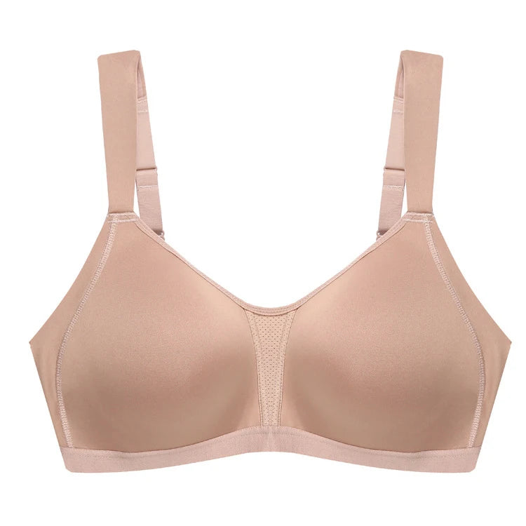 2022 Women's Comfort Revolution Wirefree Plus Size Sports Bra Breathable Yoga Bra