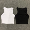 Custom T-shirts for Women Pure Cotton Sleeveless T-shirts Women's T-Shirts 100% Cotton Custom logo Blank Ribbed Knit t Shirt