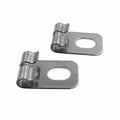 Customized Small Mini U-C Shaped Clamps Stainless Steel Cable Safety Fixation Circular Ring Metal Tension Flat Spring Clamps