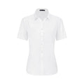 Stripes Slimming Formal Work Clothes Bank Short Sleeve Easy Care Oxford Shirt