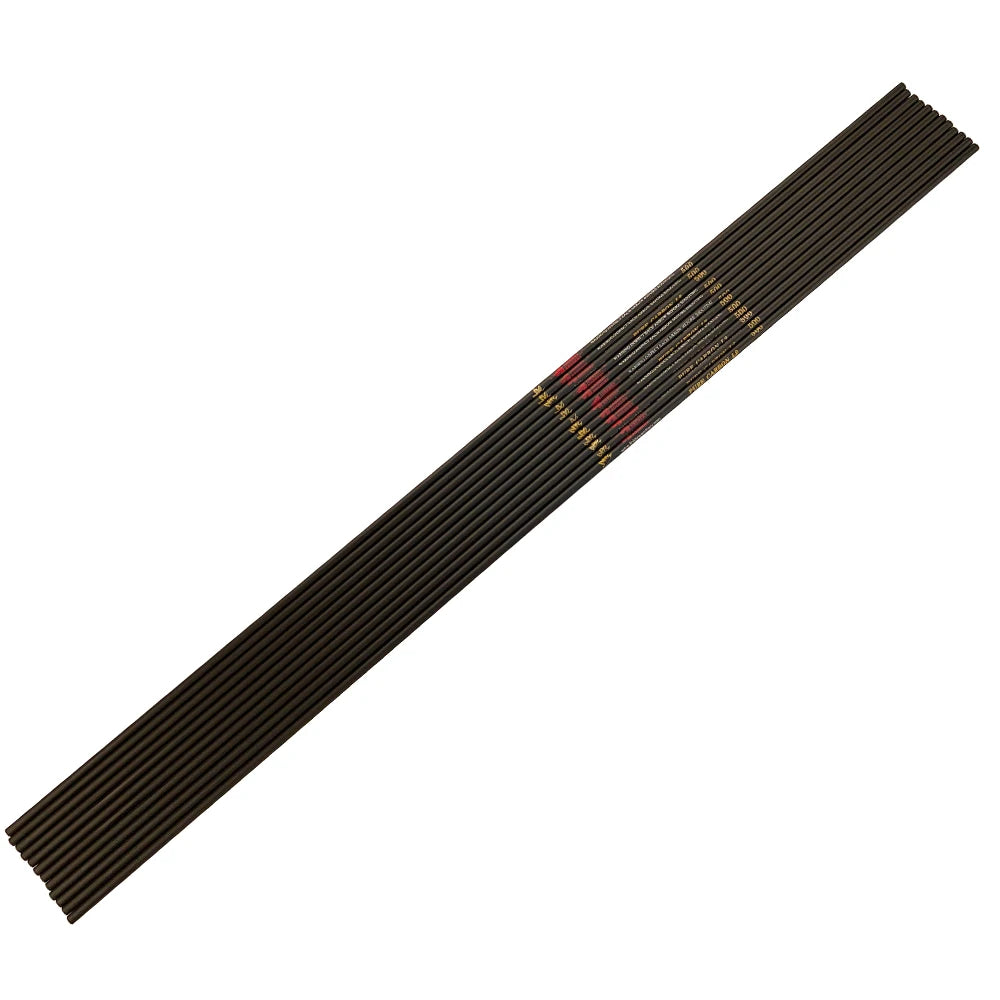 Linkboy Archery Pure Carbon Arrows Shaft Spine400-1000 ID4.2mm Black 30inch for Recurve Bow Hunting Shooting