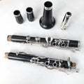 Professional G Ebony Silver Plated Clarinet With Copper Rings