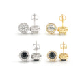Ready to Ship Best Hot Selling Pass Diamond Tester Hip Hop Jewelry 925 Sterling Silver VVS Moissanite Stud Earrings 6mm