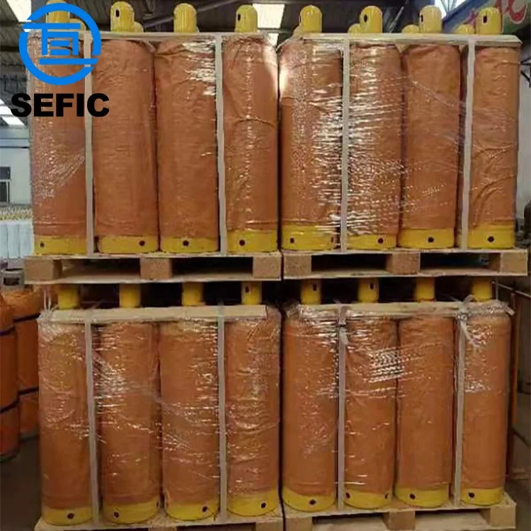 High Quality 40 Liters Empty Acetylene Cylinders ISO3807 ISO4706 Standard With Valve