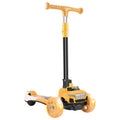 OEM Kids Kick Scooter Gravity Steering High-Speed Bearing LED Music Flashing Wheels Adjustable Handlebar 65-78cm