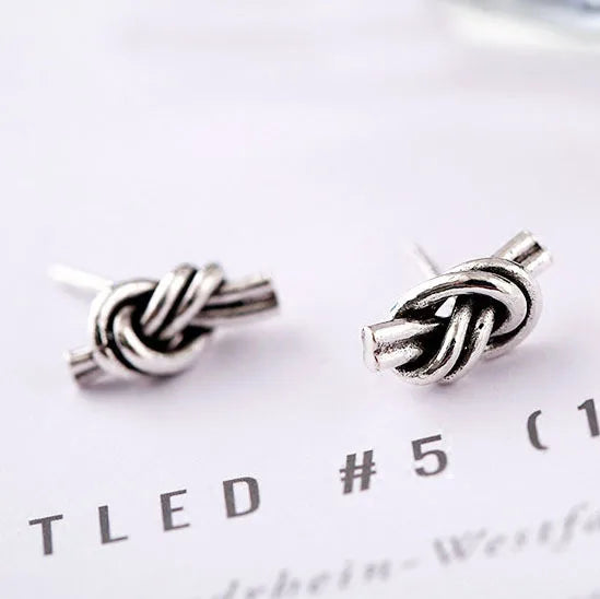 REETI 925 Sterling Silver Retro Stud Earrings for Women Elegant Wedding Jewelry 2021
