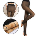 Fashion Warm Ladies Transparent Fake Skin Penetrating Stewardess Thermal Tights MegaBDM